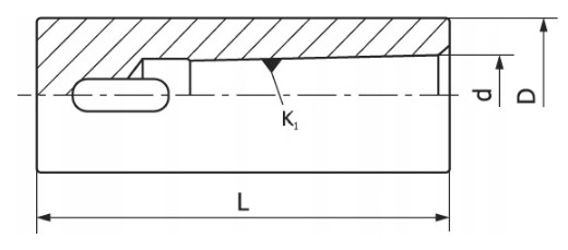 Válcové redukční pouzdro 20 mm / MK1