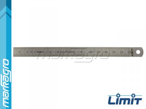 Pravítko ocelové se stupnicí 200 mm - LIMIT (2702-0304)