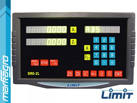 2-osý číslicový indikátor polohy pro soustruhy DRO-2L - LIMIT (15139-0200)