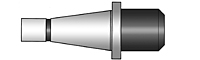 Upínací držáky ISO pro nástroje s válcovou stopkou Weldon (DM200,7620)