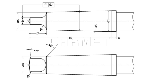 apx tech oprawka DIN228rysb