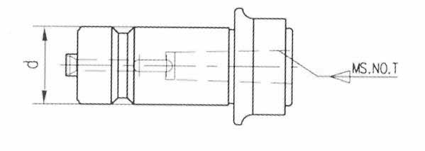 Oprawka szybkowymienna  na stożek Morse 2 (DM-122)